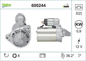 Starter Motor Fits Hyundai Getz I10 Kia Picanto Valeo 600244