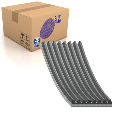 8 Ribbed Auxiliary V Belt Aux 2512mm 8PK2512 Fit Land Rover Blue Print AD08R2512