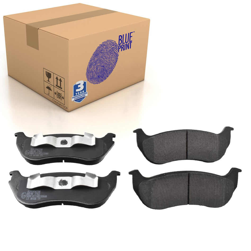 Rear Brake Pads Set Kit Fits Chrysler 05083882AF Blue Print ADA104238