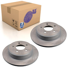 Load image into Gallery viewer, Pair of Rear Brake Disc Fits Chrysler Grand Voyager Blue Print ADA104327