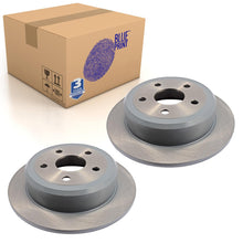 Load image into Gallery viewer, Pair of Rear Brake Disc Fits Chrysler OE 52060147AA Blue Print ADA104337