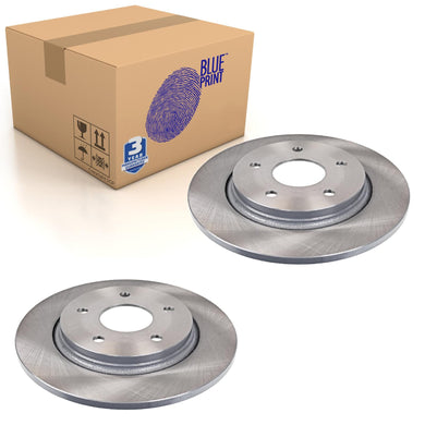 Pair of Rear Brake Disc Fits FIAT Freemont Dodge Grand Cara Blue Print ADA104354