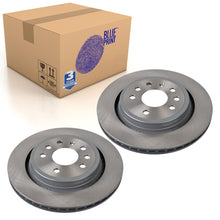Load image into Gallery viewer, Pair of Rear Brake Disc Fits Chevrolet GM Cadillac BLS FIAT Blue Print ADA104356