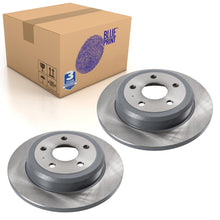 Load image into Gallery viewer, Pair of Rear Brake Disc Fits Chrysler OE 52124763AB Blue Print ADA104365
