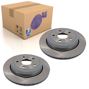 Pair of Rear Brake Disc Fits Jeep Grand Cherokee 4x4 Blue Print ADA104366