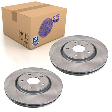 Front Brake Disc Fits Lancia Voyager FIAT Freemont Chrysler Blue Print ADA104371
