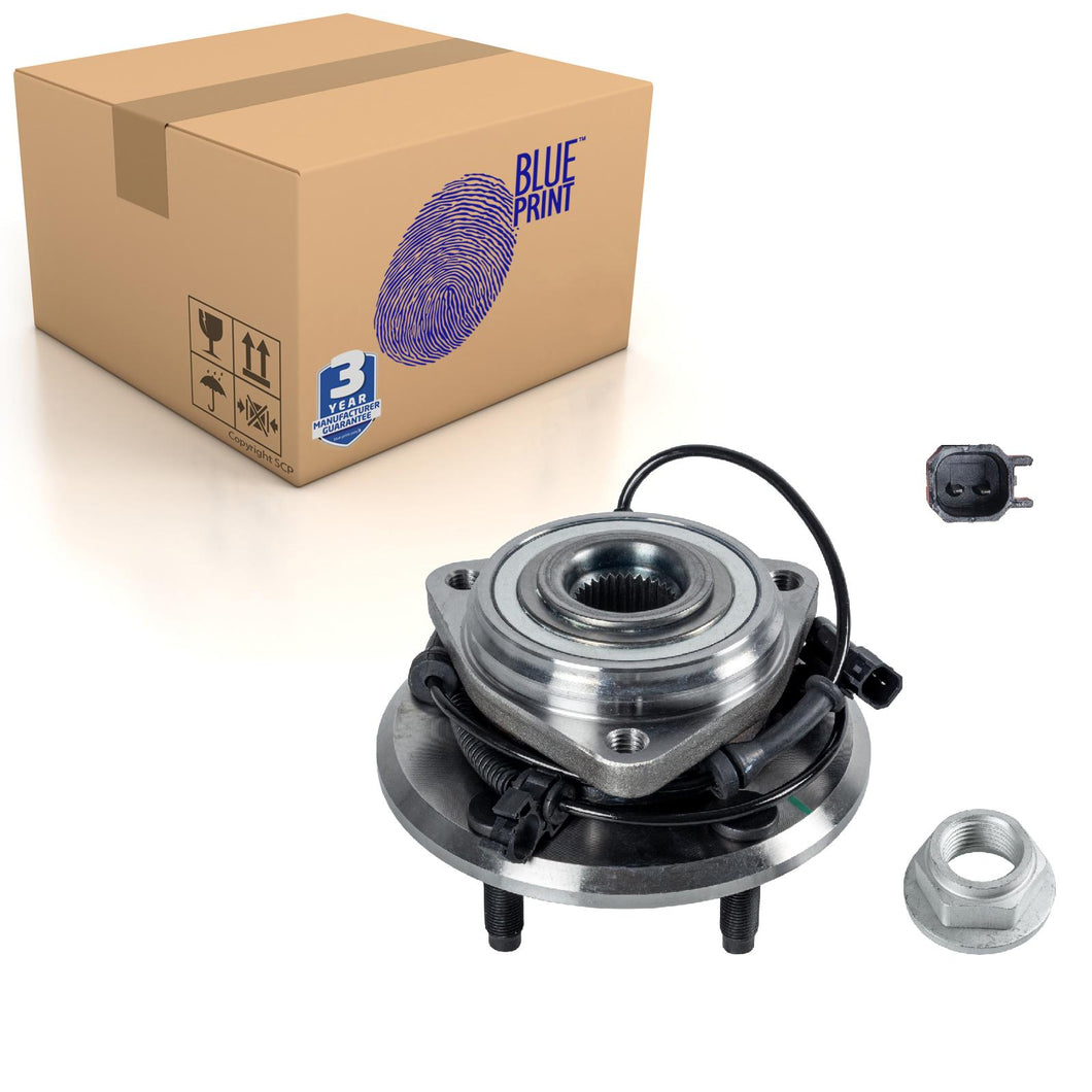 Wrangler Front ABS Wheel Bearing Hub Kit Fits Jeep Blue Print ADA108218