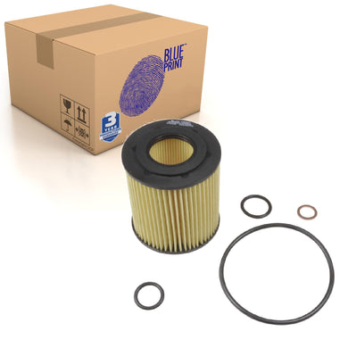 Oil Filter Inc Seal Rings Fits BMW 116 i Compact 118 i Cabr Blue Print ADB112106