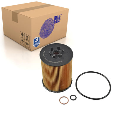 Oil Filter Inc Seal Rings Fits BMW 5 Series E60 LCI E61 6 E Blue Print ADB112116