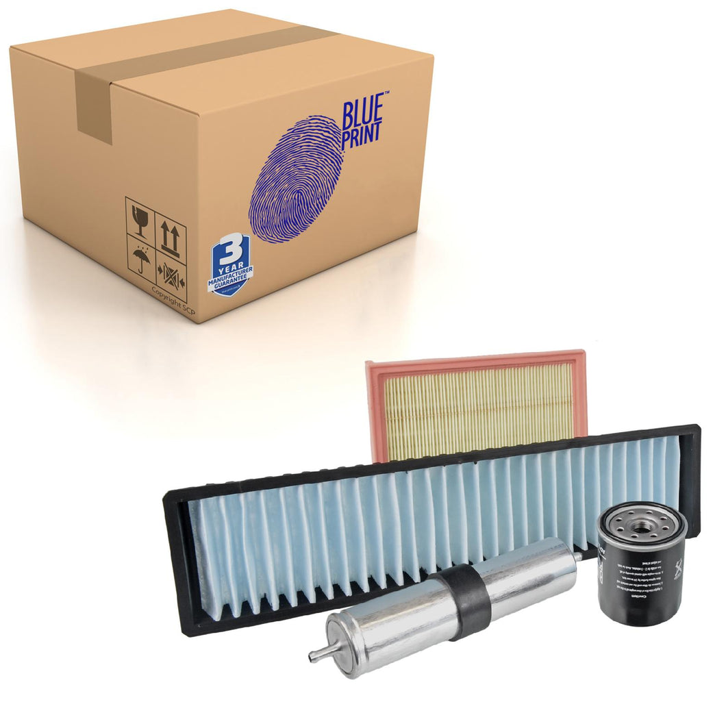 Filter Service Kit Fits Mini Cooper One Blue Print ADB112118