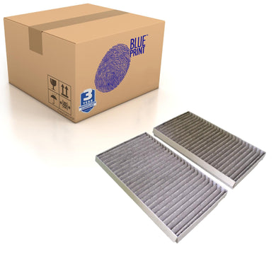 Carbon Cabin Pollen Filter X2 Fits BMW 520 d Touring 520 i Blue Print ADB112514