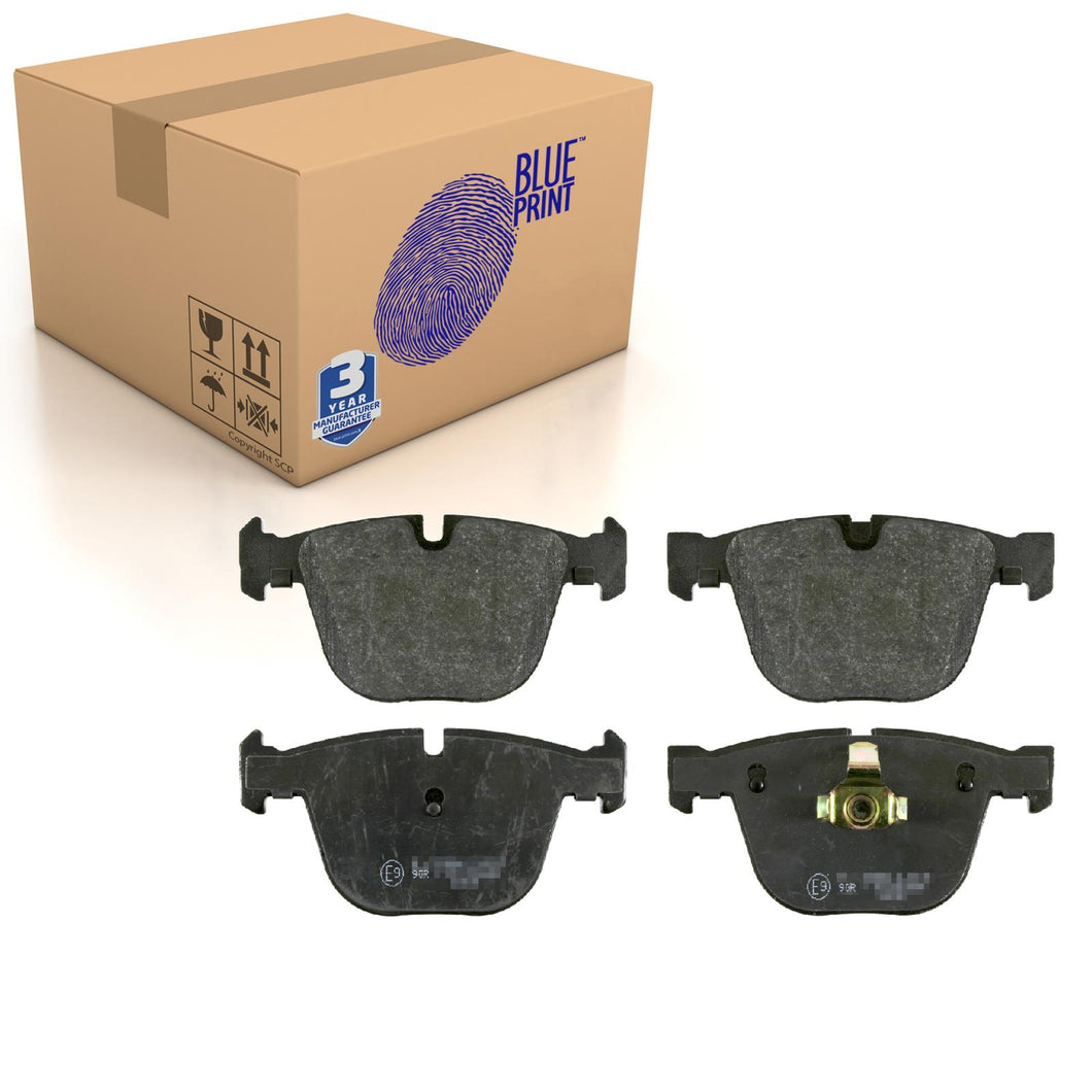 Rear Brake Pads 5 Series Set Kit Fits BMW 34 21 6 768 471 Blue Print ADB114201