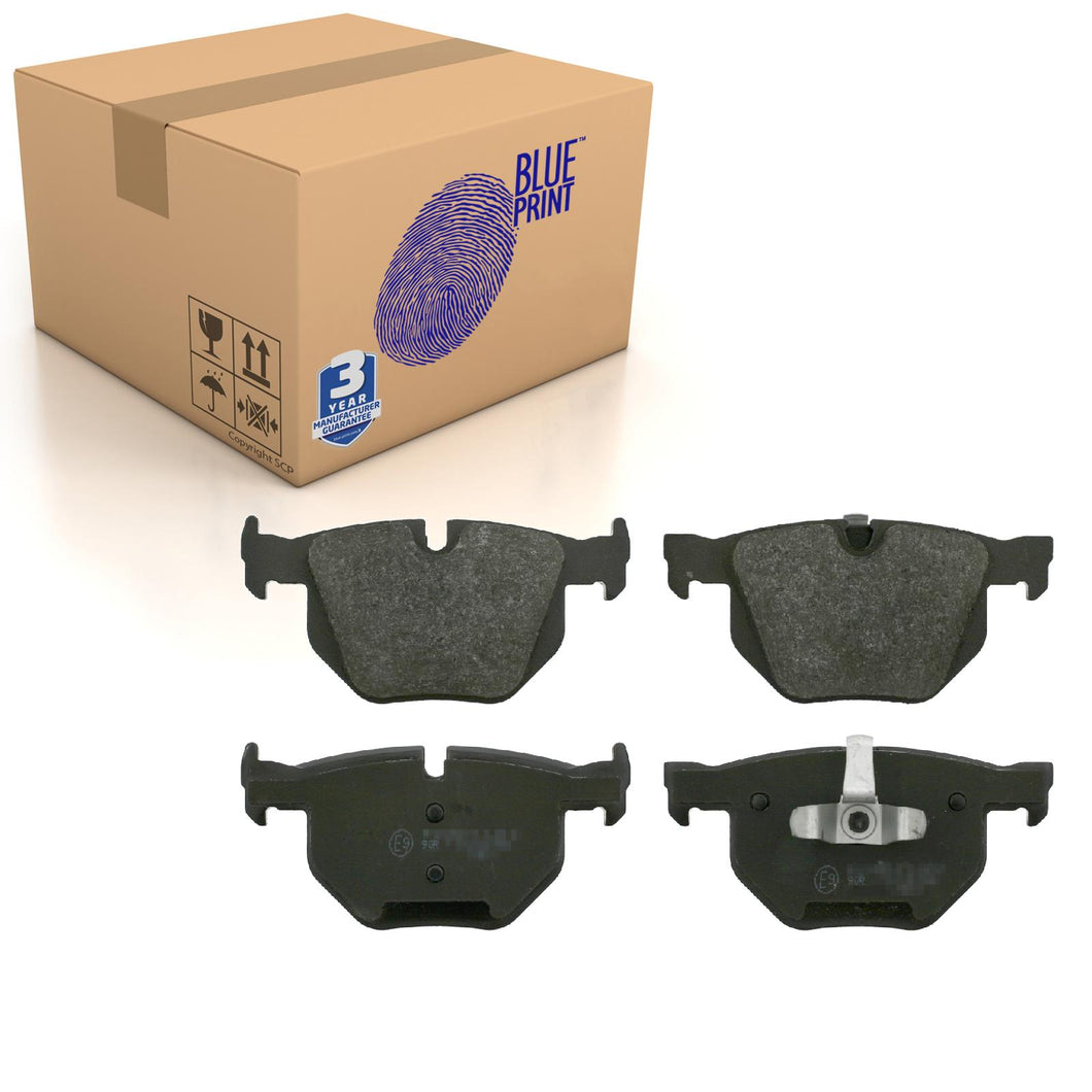 Rear Brake Pads 3 Series Set Kit Fits BMW 34 21 6 791 938 Blue Print ADB114209