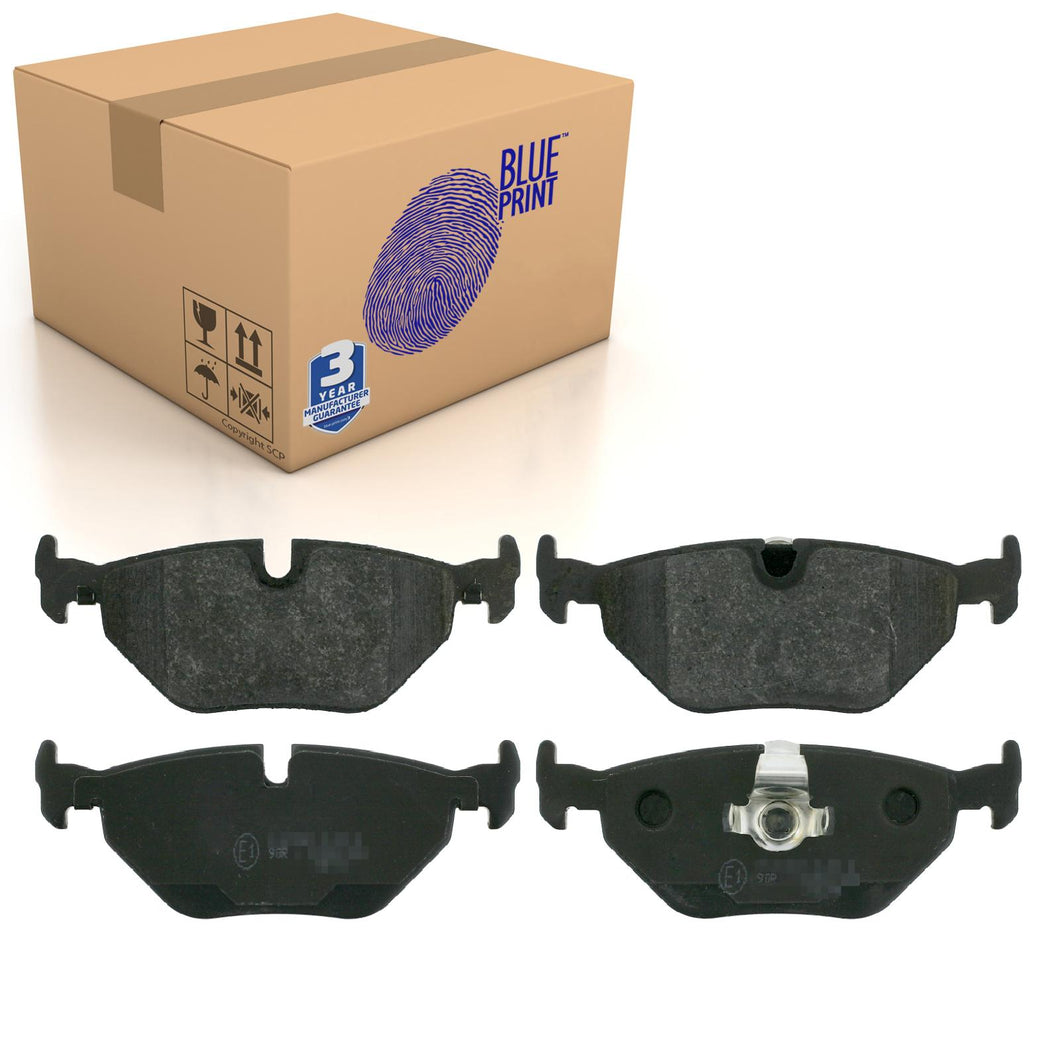Rear Brake Pads 5 Series Set Kit Fits BMW 34 21 6 761 281 Blue Print ADB114234