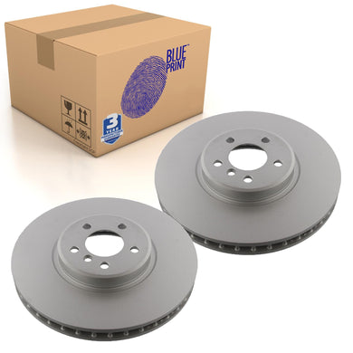 Pair of Front Brake Disc Fits BMW X6 E71 OE 34116793243 Blue Print ADB114301