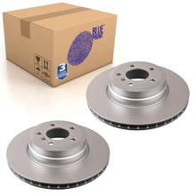 Load image into Gallery viewer, Pair of Rear Brake Disc Fits BMW X6 E71 OE 34216771971 Blue Print ADB114303
