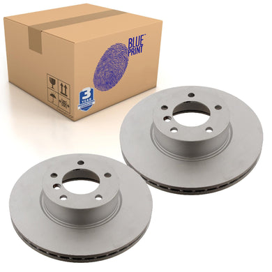Pair of Front Brake Disc Fits BMW 1 Series F20 LCI F21 2 F2 Blue Print ADB114308