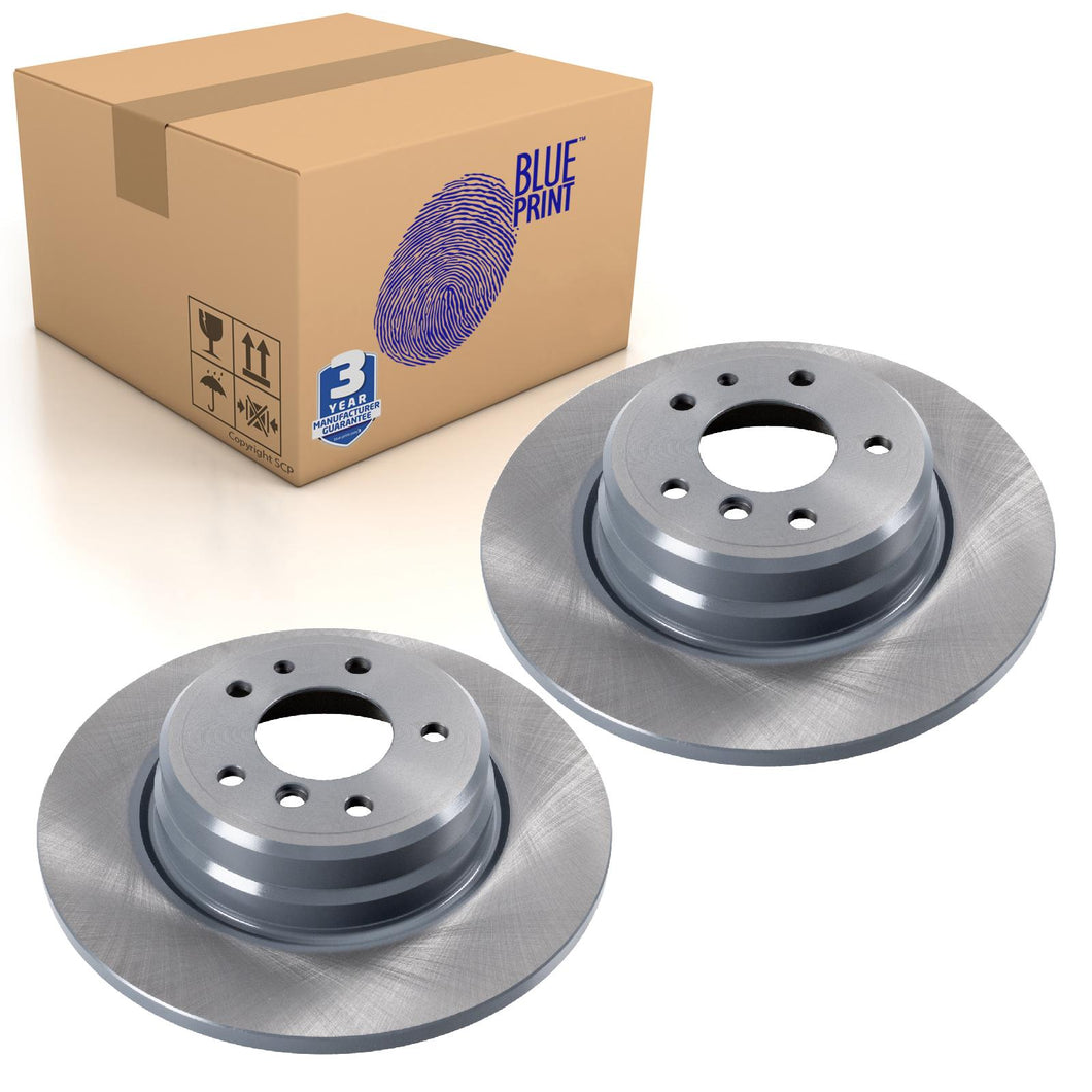 Pair of Rear Brake Disc Fits BMW 8 Series OE 34216757748 Blue Print ADB1143102