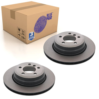 Pair of Rear Brake Disc Fits BMW 7 Series OE 34216854050 Blue Print ADB1143104