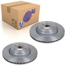 Load image into Gallery viewer, Pair of Rear Brake Disc Fits BMW 5 Series 7 Series Blue Print ADB1143107