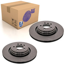 Load image into Gallery viewer, Pair of Rear Brake Disc Fits BMW 7 Series OE 34211166131 Blue Print ADB1143110