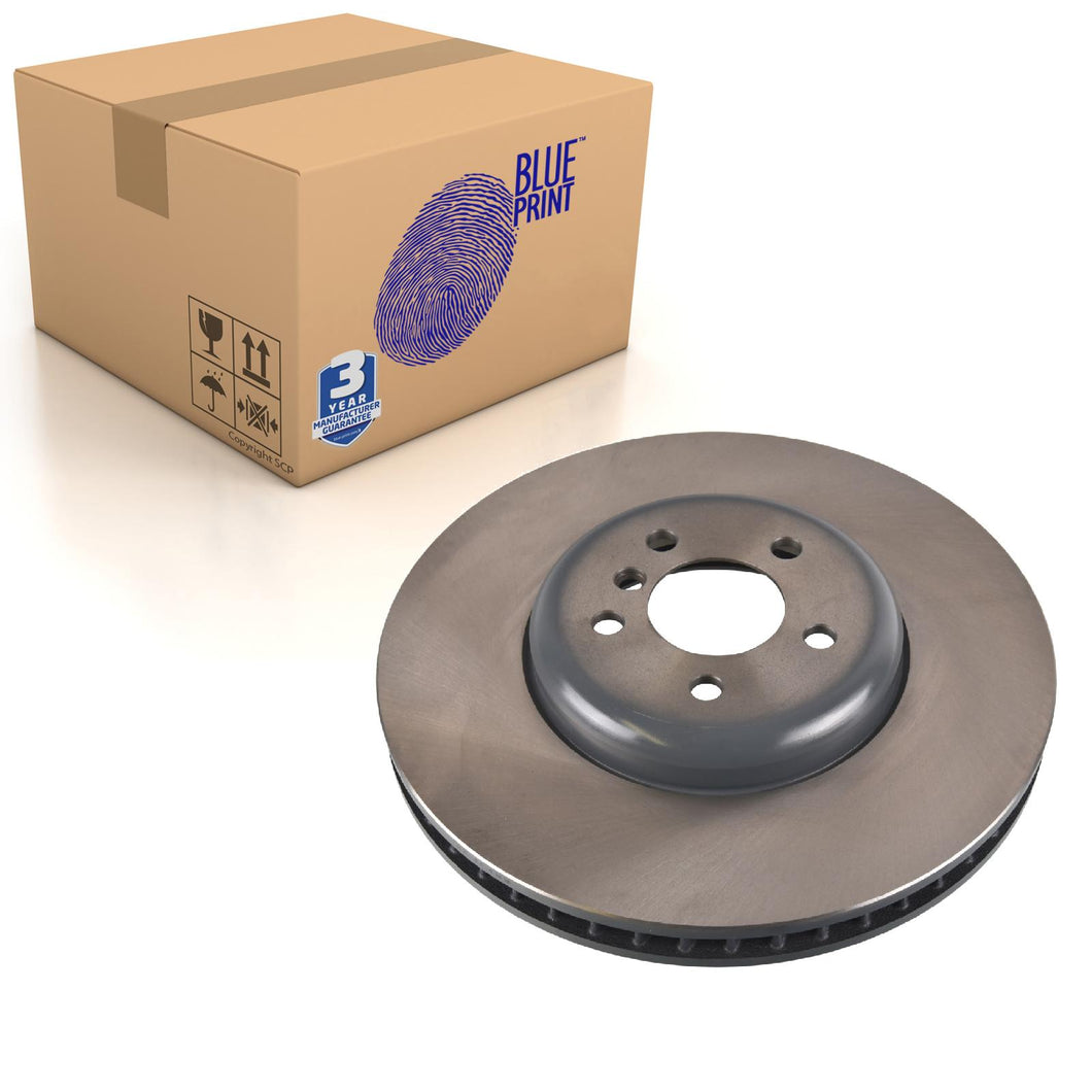 Front Left Brake Disc Fits BMW M5 2012 2013 7 Series 2008 Blue Print ADB1143117