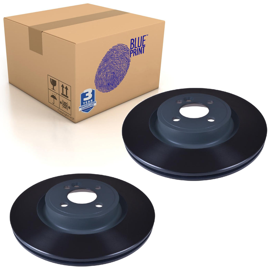 Pair of Front Brake Disc Fits Mini BMW Cooper R55 LCI R56 R Blue Print ADB114318