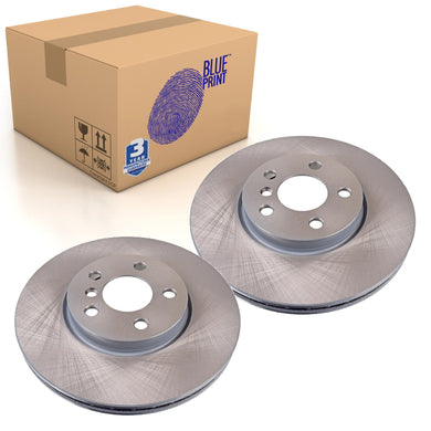 Pair of Front Brake Disc Fits Mini BMW Cooper F54 F60 Blue Print ADB114322