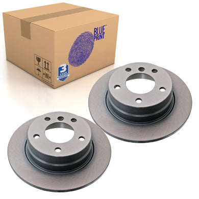 Pair of Rear Brake Disc Fits BMW 1 Series E81 E87 LCI E87 Blue Print ADB114328