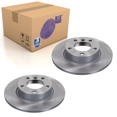 Pair of Front Brake Disc Fits BMW OE 34116757751 Blue Print ADB114333