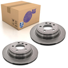 Load image into Gallery viewer, Pair of Rear Brake Disc Fits BMW OE 34216864900 Blue Print ADB114334
