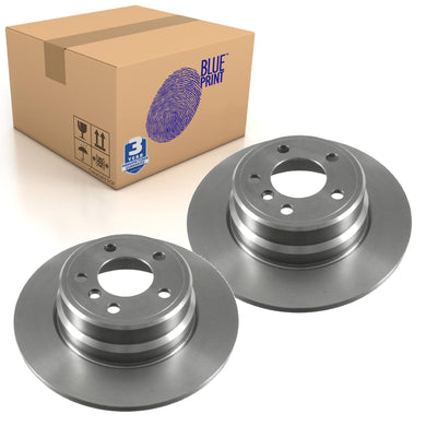 Pair of Rear Brake Disc Fits BMW X5 E53 OE 34216859678 Blue Print ADB114348