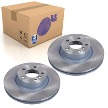 Load image into Gallery viewer, Pair of Front Brake Disc Fits BMW OE 34106787490 Blue Print ADB114356