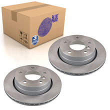 Load image into Gallery viewer, Pair of Rear Brake Disc Fits BMW OE 34216864903 Blue Print ADB114359