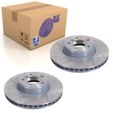 Load image into Gallery viewer, Pair of Front Brake Disc Fits BMW OE 34106797602 Blue Print ADB114375