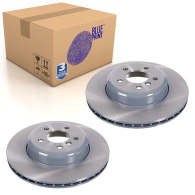 Pair of Rear Brake Disc Fits BMW OE 34206797607 Blue Print ADB114379