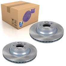 Load image into Gallery viewer, Pair of Front Brake Disc Fits BMW OE 34116750267 Blue Print ADB114386