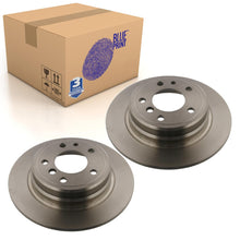 Load image into Gallery viewer, Pair of Rear Brake Disc Fits BMW 5 Series OE 34211162305 Blue Print ADB114389
