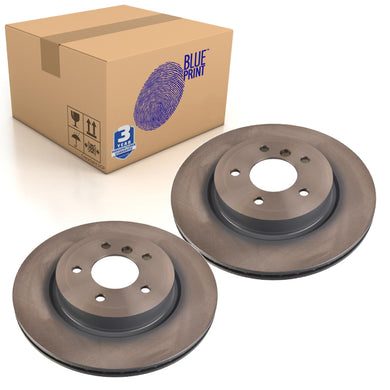 Pair of Rear Brake Disc Fits BMW Z4 OE 34216782607 Blue Print ADB114397
