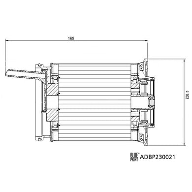 Fuel Filter Fits Audi OE 4M0 127 434 H Blue Print ADBP230021