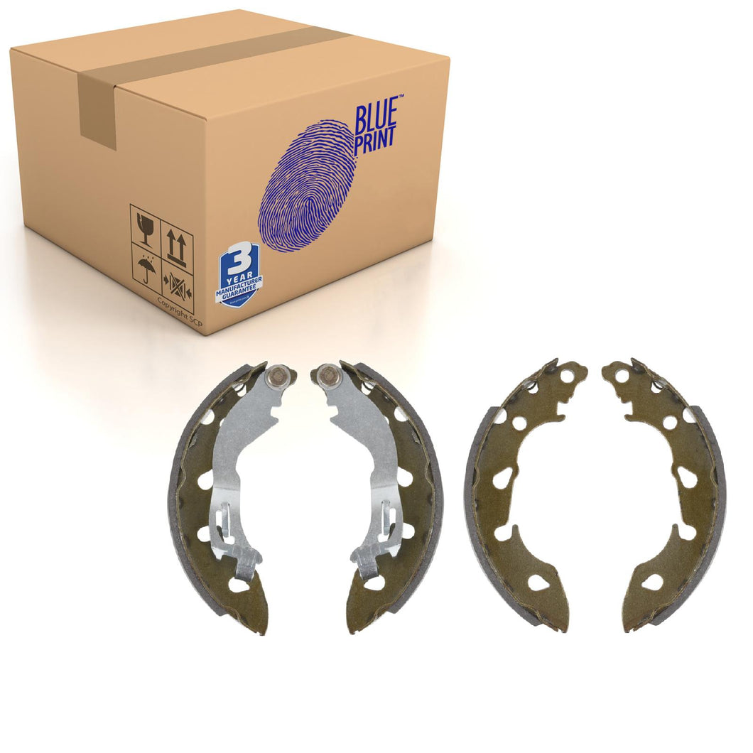 Rear Brake Shoe Set Fits FIAT 500 500C Panda Classic Trekk Blue Print ADBP410006