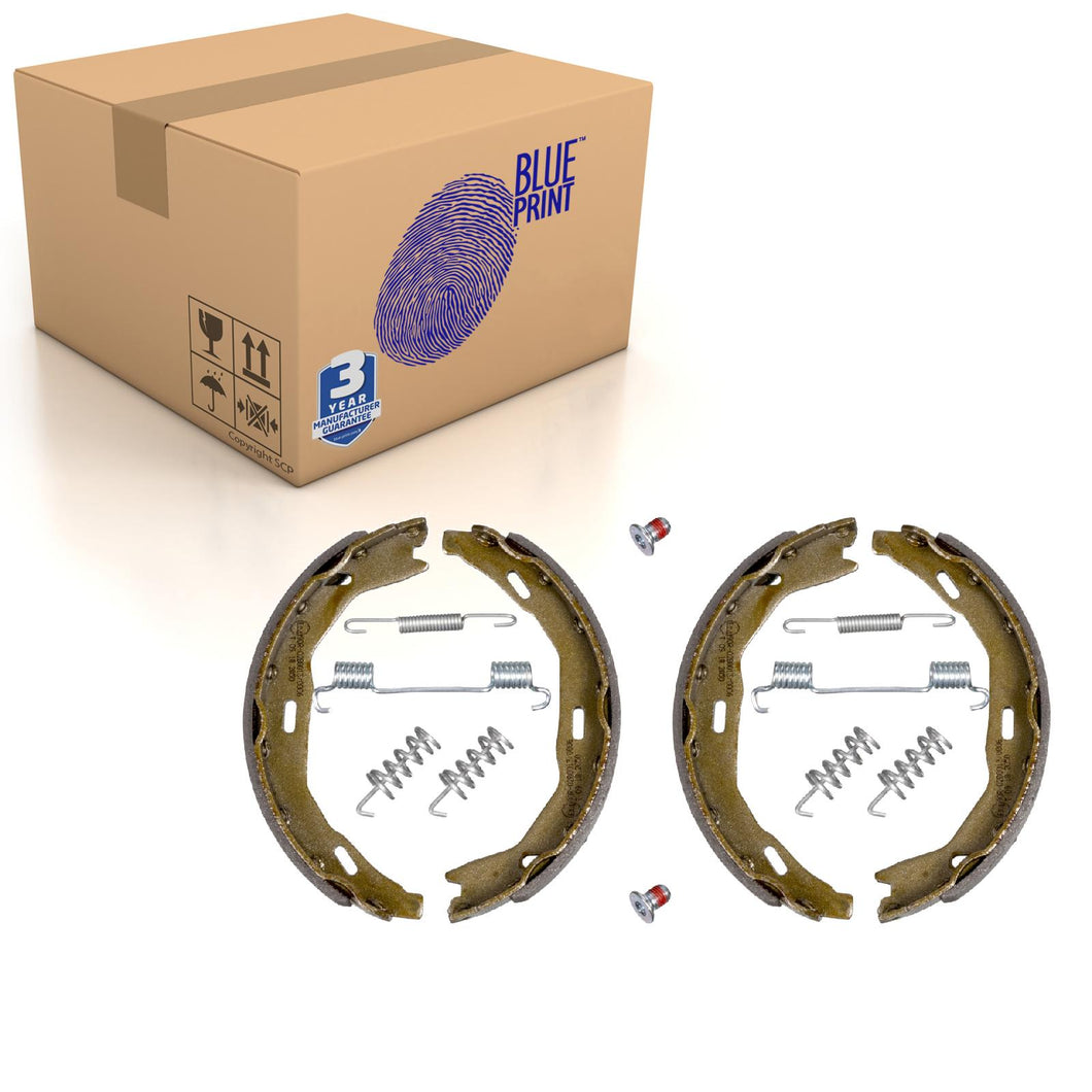 Parking Brake Shoe Set Fits Mercedes Benz Blue Print ADBP410046