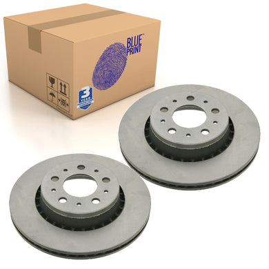 Pair of Front Brake Disc Fits Volvo OE 1359908 Blue Print ADBP430006