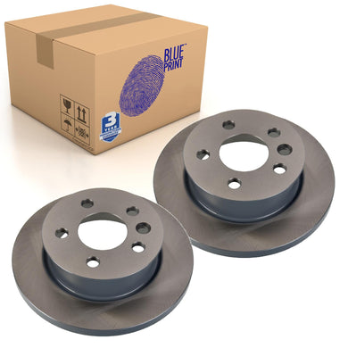 Pair of Front Brake Disc Fits VW OE 701 615 301 C Blue Print ADBP430007