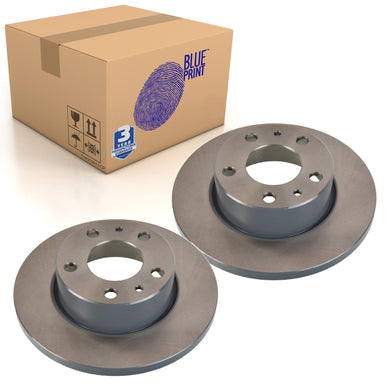 Pair of Rear Brake Disc Fits Iveco OE 0 4257 5665 Blue Print ADBP430009