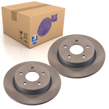 Load image into Gallery viewer, Pair of Rear Brake Disc Fits Ford C-MAX Focus C-MAX Cabrio Blue Print ADBP430010