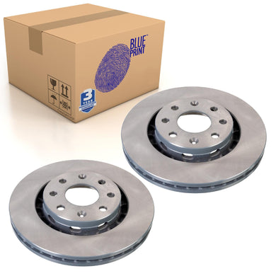 Pair of Front Brake Disc Fits Chevrolet (GM) OE 96471275 Blue Print ADBP430011