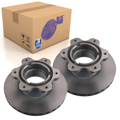 Pair of Rear Brake Disc Fits Mercedes OE 6684230512 Blue Print ADBP430014