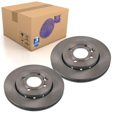 Pair of Front Brake Disc Fits MG OE 10094756 Blue Print ADBP430030
