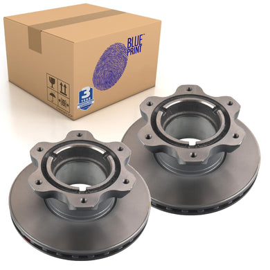 Pair of Rear Brake Disc Fits Mercedes OE 9054200072 Blue Print ADBP430034